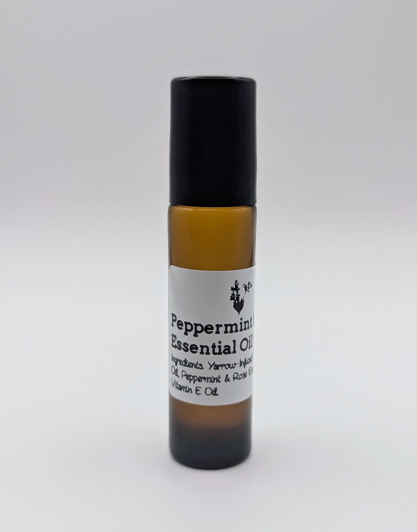 Peppermint & Rose Essential Oil Roller