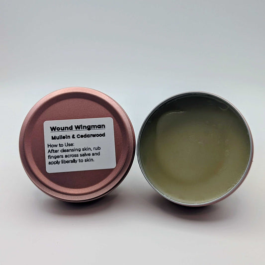 The Wound Wingman: Mullein & Cedarwood Balm
